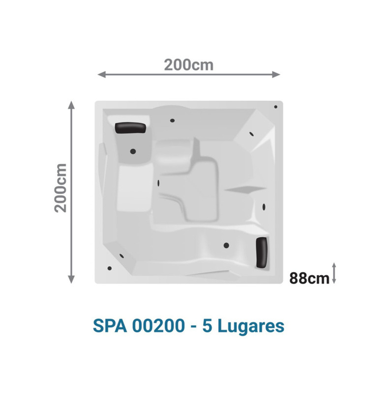 SPA Duo 5 Lugares - 2,00m - Image 2