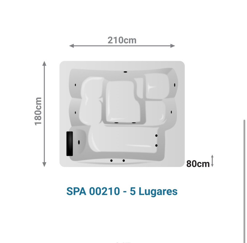 SPA Compact 5 Lugares - 2,10m - Image 2