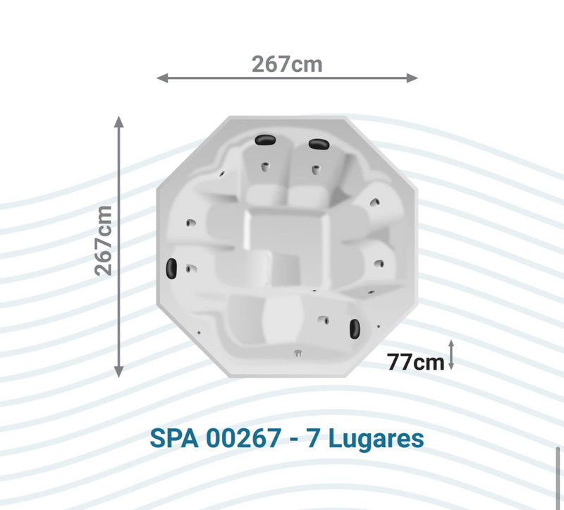 SPA Confort 7 Lugares - 2,67m - Image 2