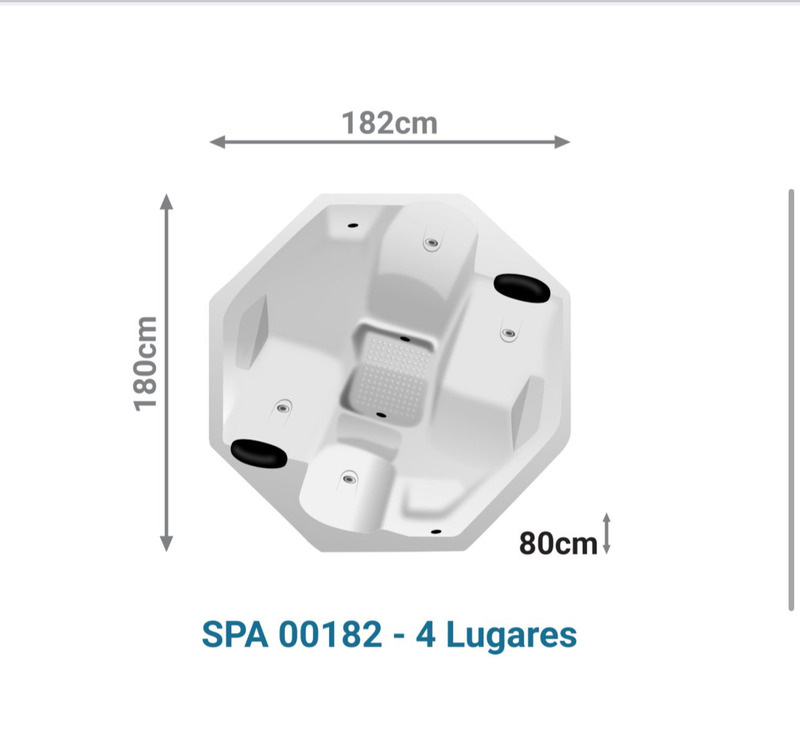 SPA Comfort Duo 4 Lugares - 1,82m - Image 2