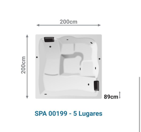 SPA Duo Plus 5 Lugares - 2,00m - Image 2